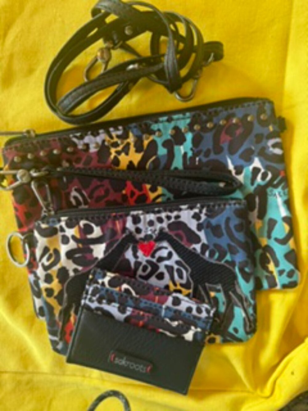 Sakroots Three Piece Purse Pouch Wallet